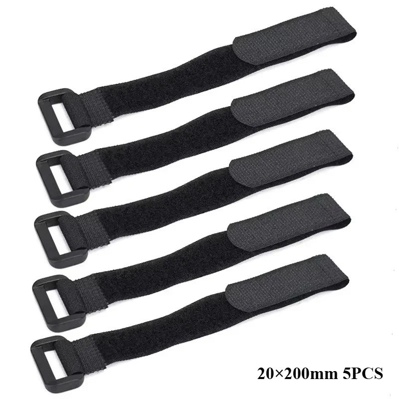 VELCRO Brand Reusable Cable Straps with Buckle Hook & Loop Fastening Ties