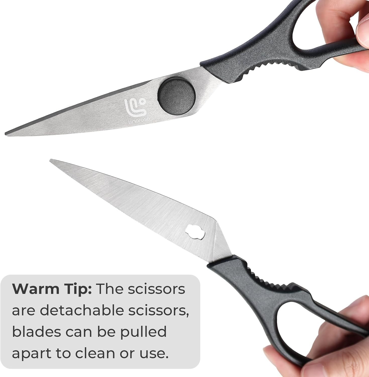 Multifunctional Heavy-duty Kitchen Scissors with Magnetic Holder