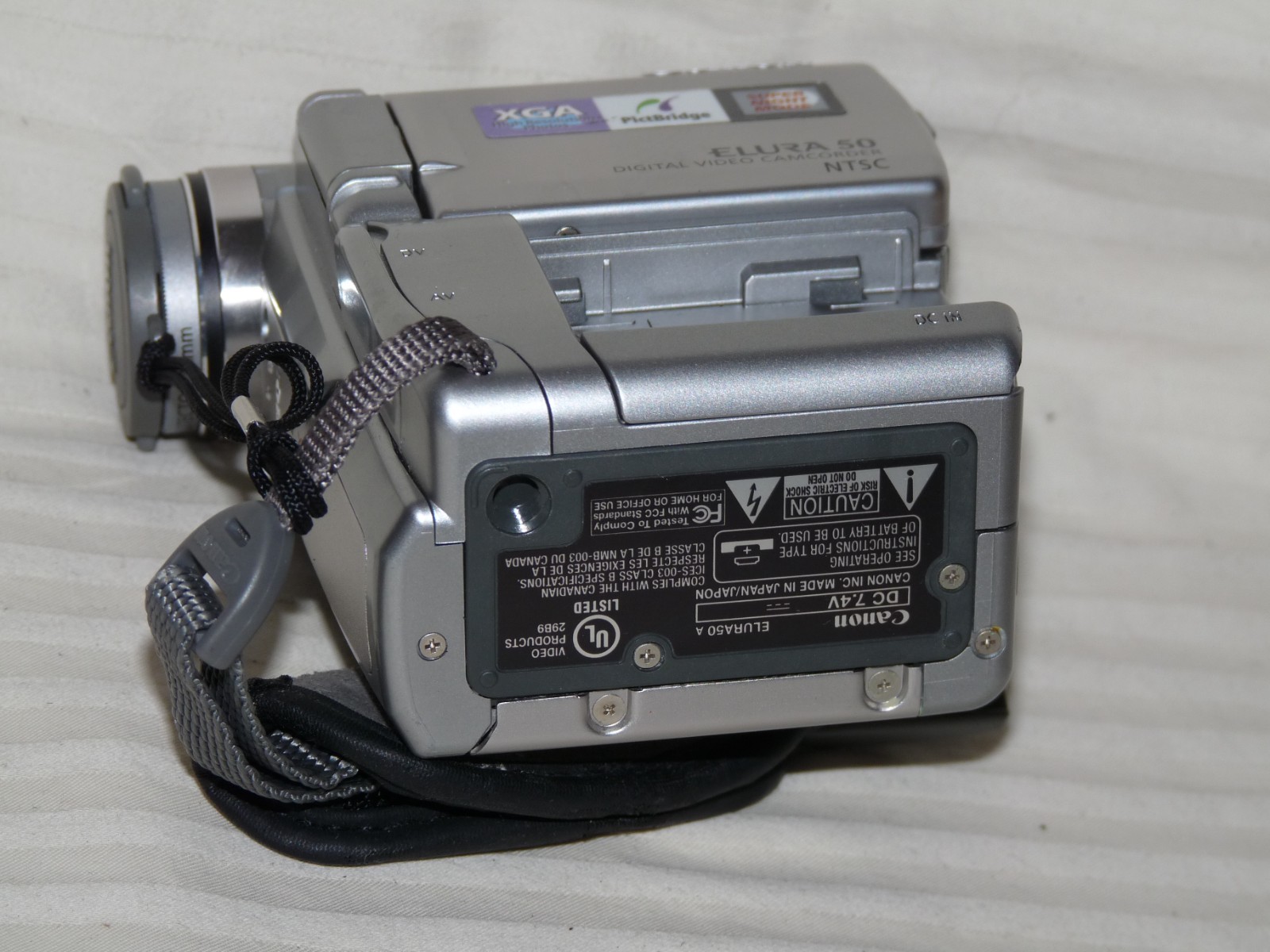 READ DESCRIPTION Canon Elura 50 Elura50 A MiniDv Mini Dv Camcorder VCR Player