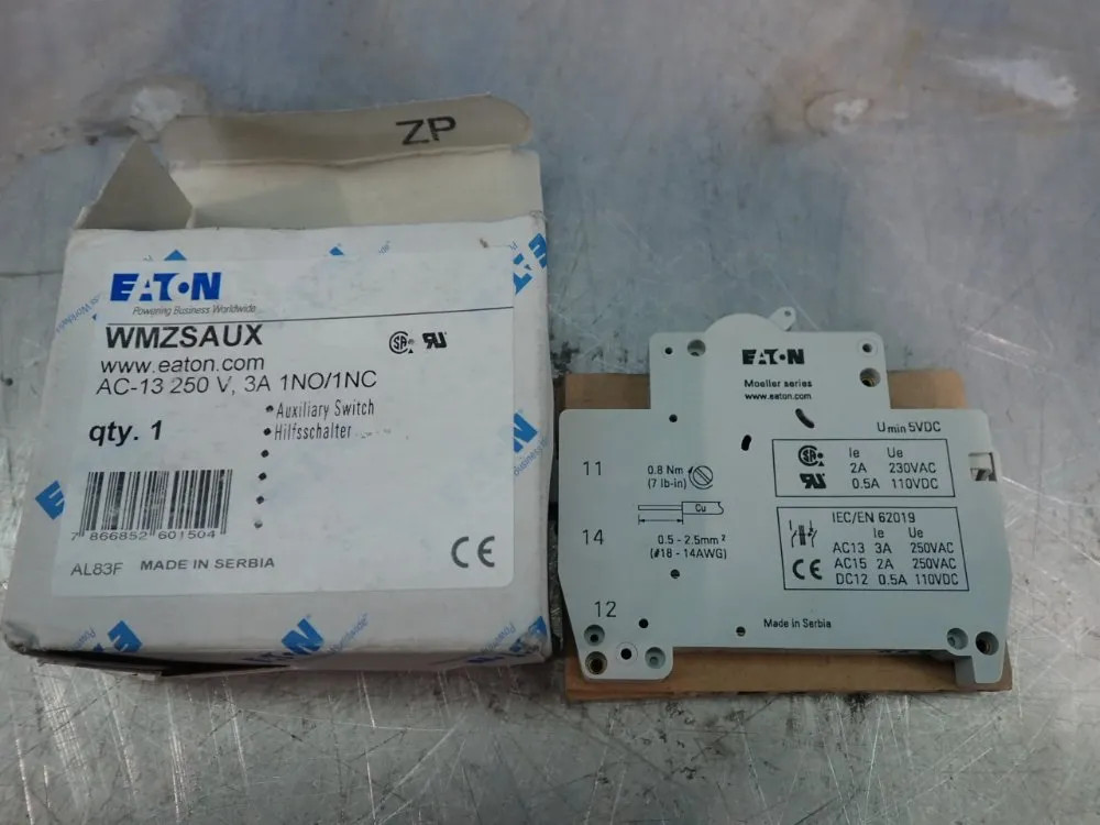 EATON WMZSAUX AUXILIARY SWITCH 10210123224