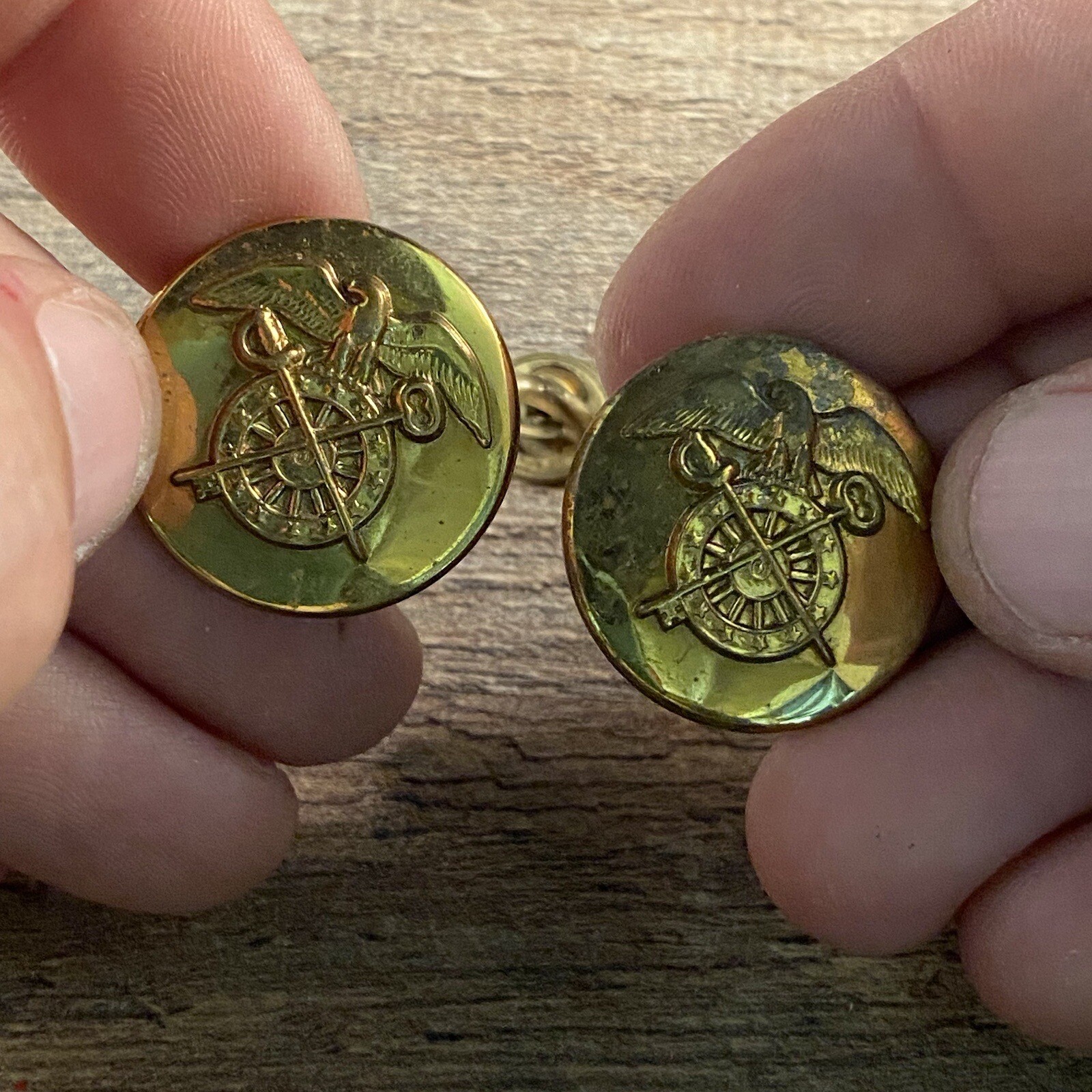 2 US Army Quartermaster Insignia Pins Pair For Uniform