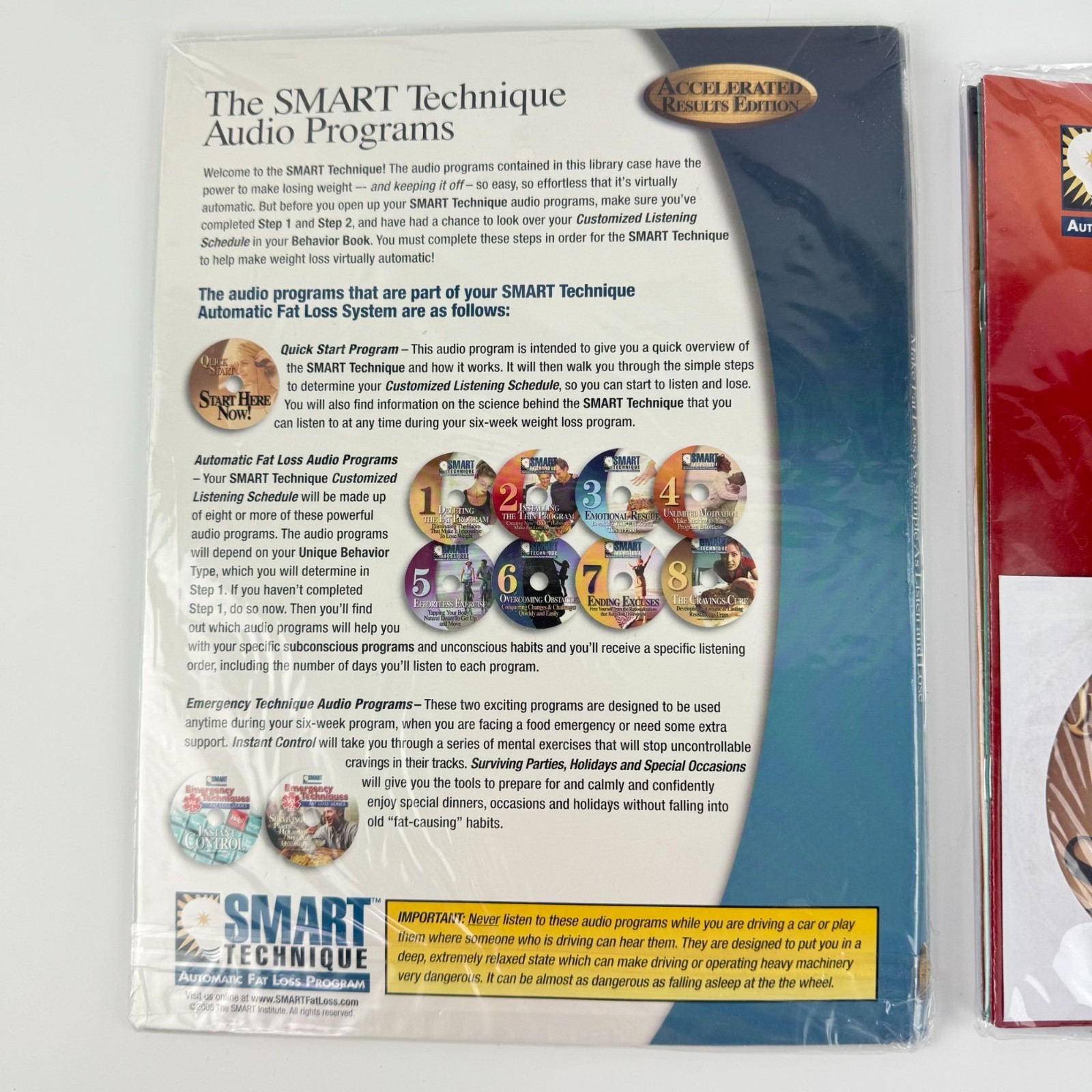 Smart Technique Automatic Fat Loss Program CD Set Quick Start Disc