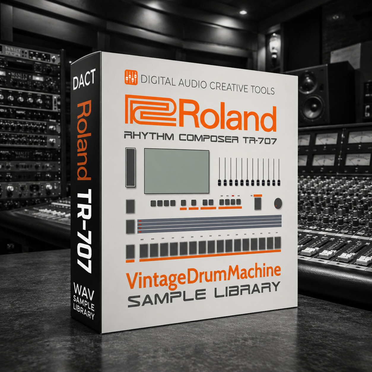 Roland TR-707 Drum Machine Sample Library