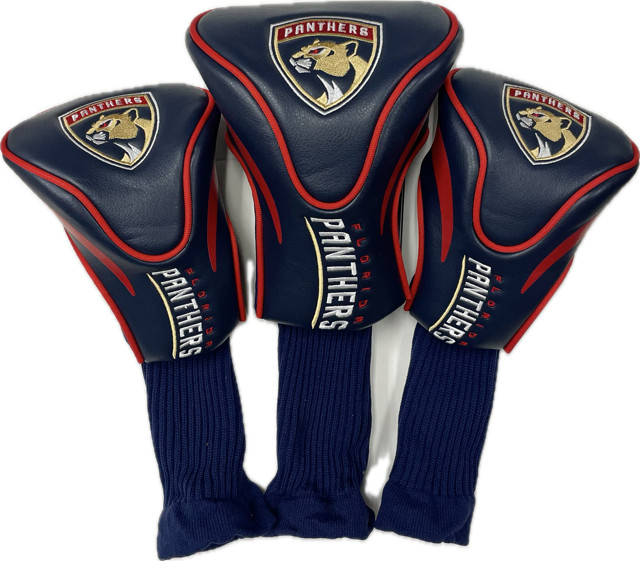 NHL Florida Panthers Contour Golf Club Headcovers (3 Count) (1, 3, X)