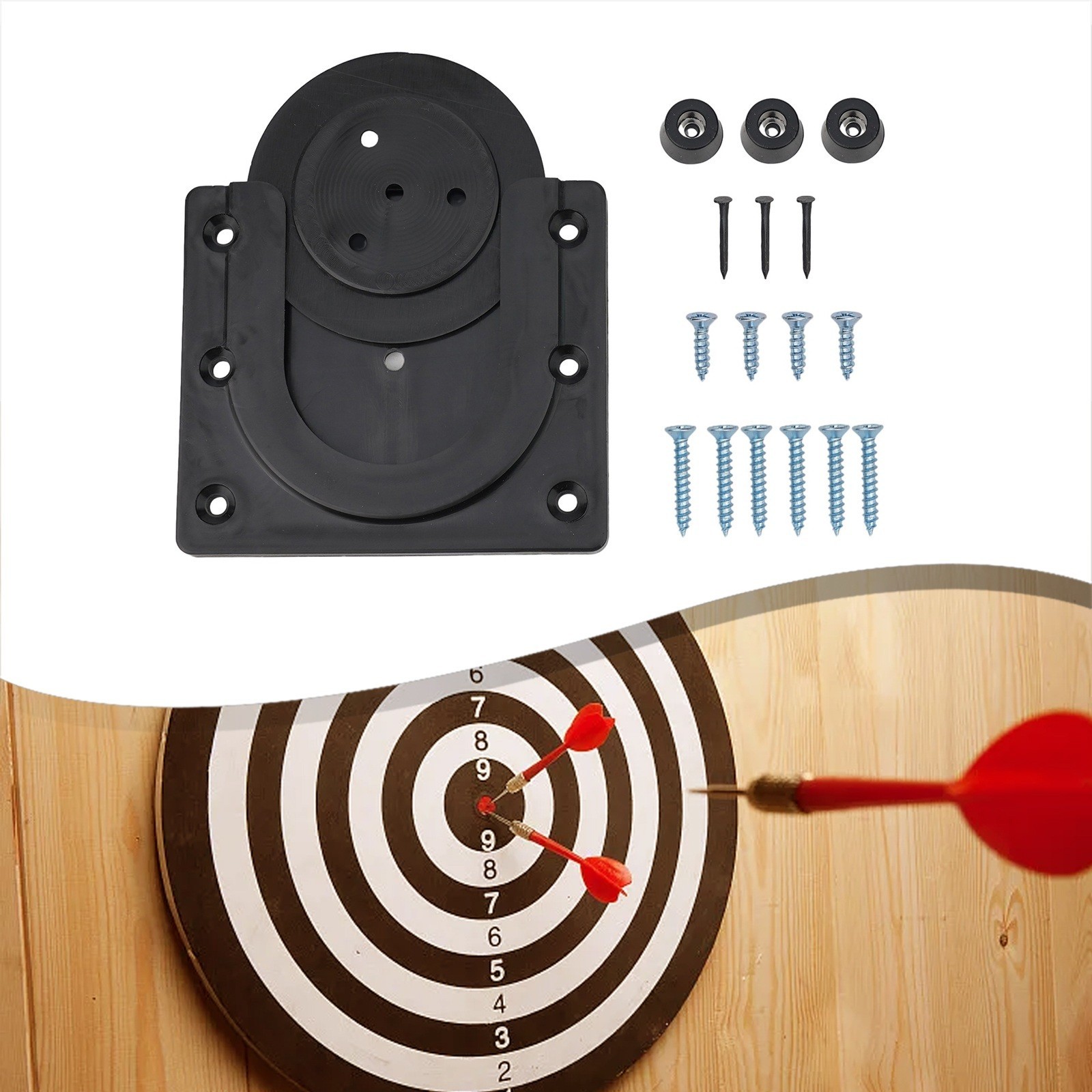Convenient Wall Hanging for dartboard Mounting Bracket Kit Easy Installation