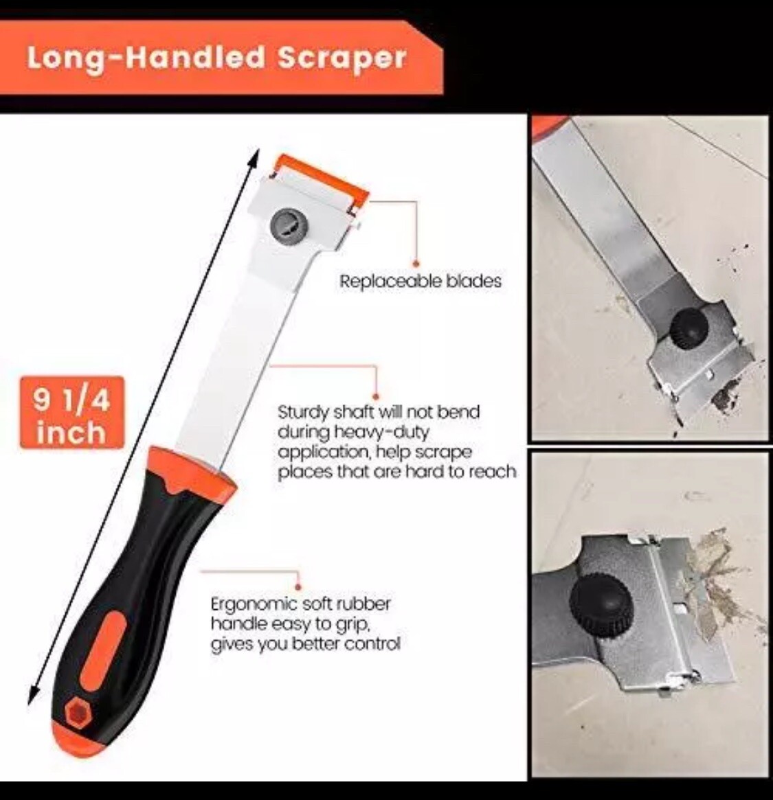 Razor Blade Scraper 2 Pcs Razor Scraper Tool For Removing Label Registration Sti