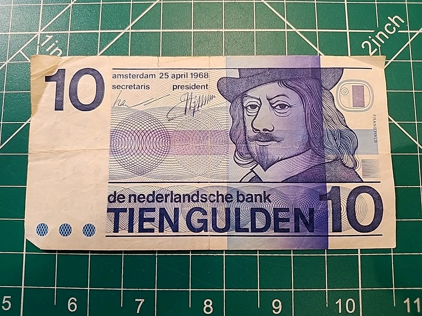Netherlands 10 (Tien) Gulden 1968 condition VF+ . - Item O40
