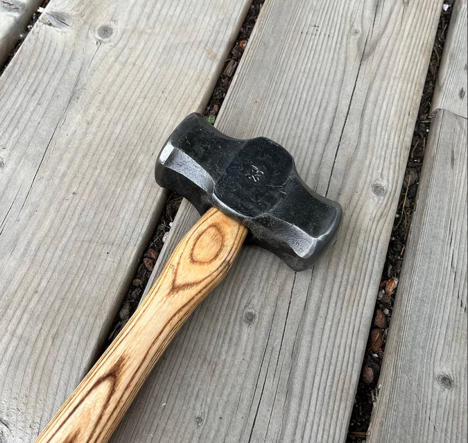 Rounding Hammer blacksmith rounding hammer forged vintage hammer 2.5 lbs
