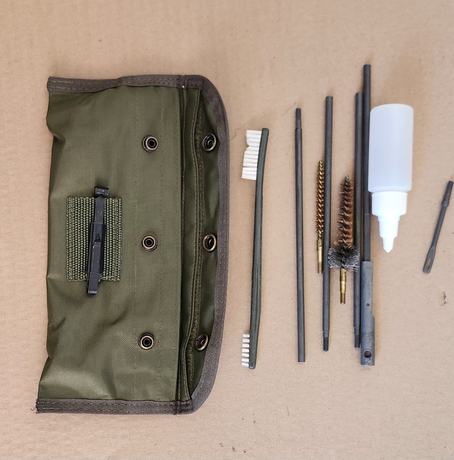 Army Rifle Cleaning Kit - Army OD Green - .223 and 5.56 Calibers-USMC