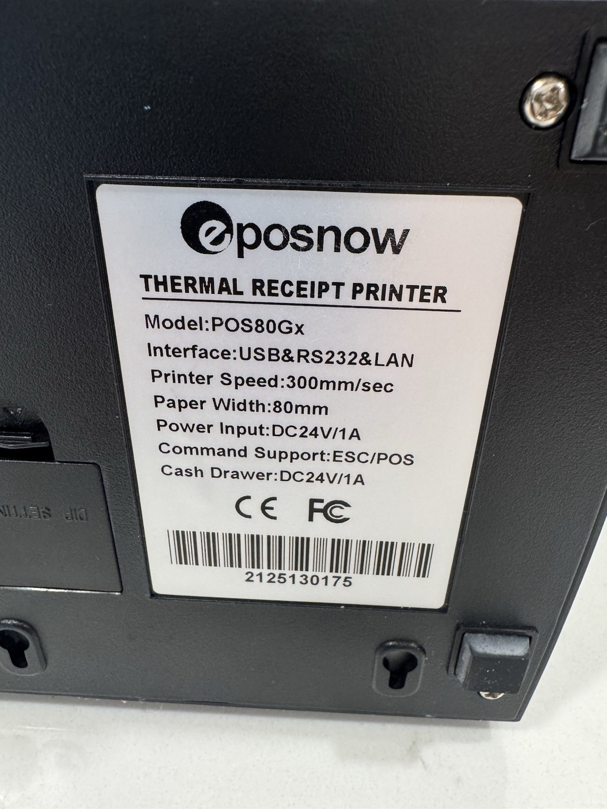 Eposnow POS80GX Thermal Receipt Printer
