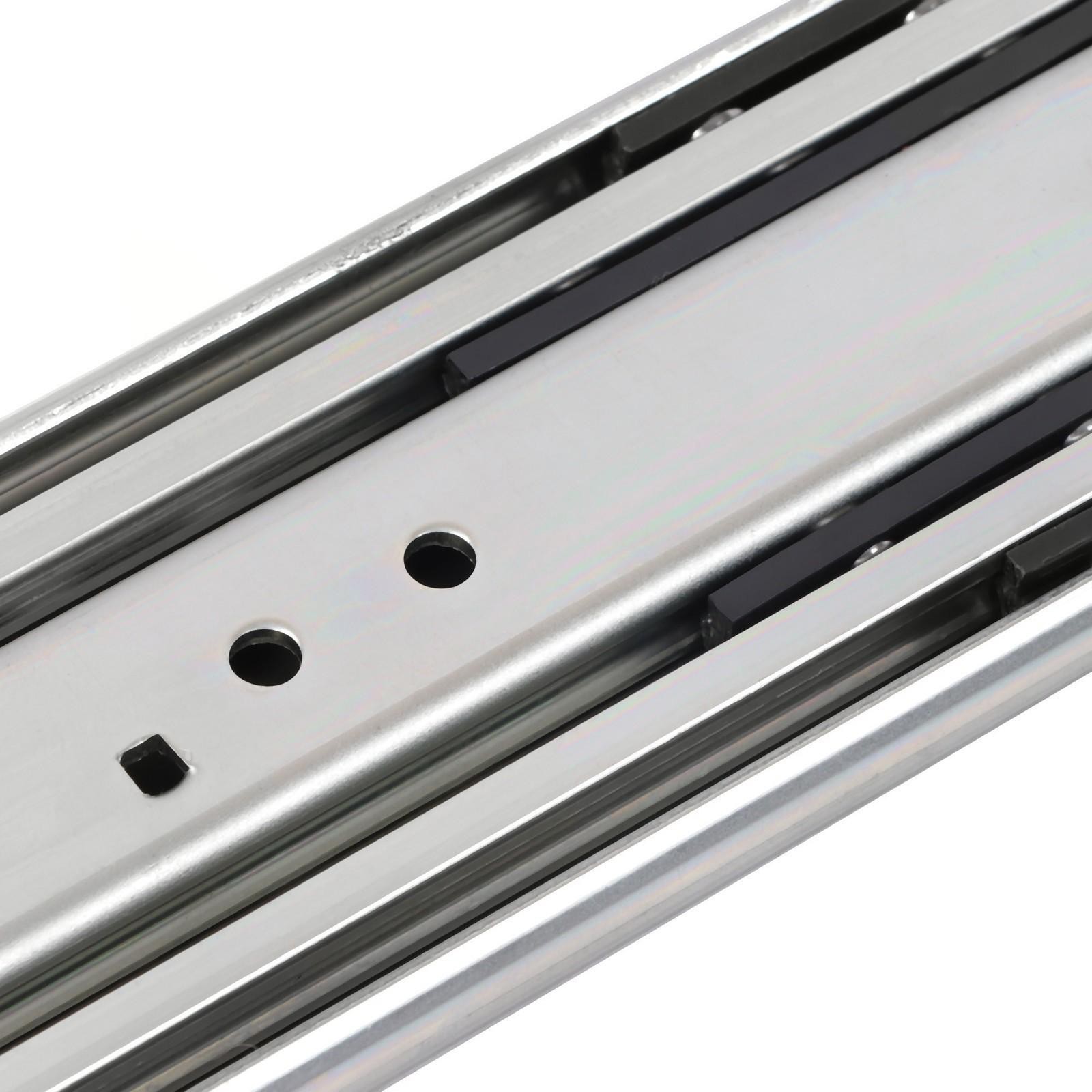 1 Pair Locking Drawer Slides 40 Inch Lock & Full Extension 500 lbs Load Capacity