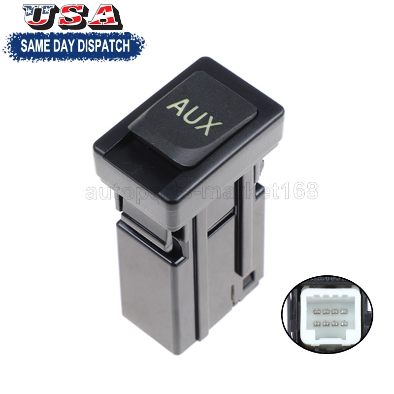 86190-02010 AUX Auxiliary Jack Stereo Port For Toyota Corolla Tacoma Tundra RAV4