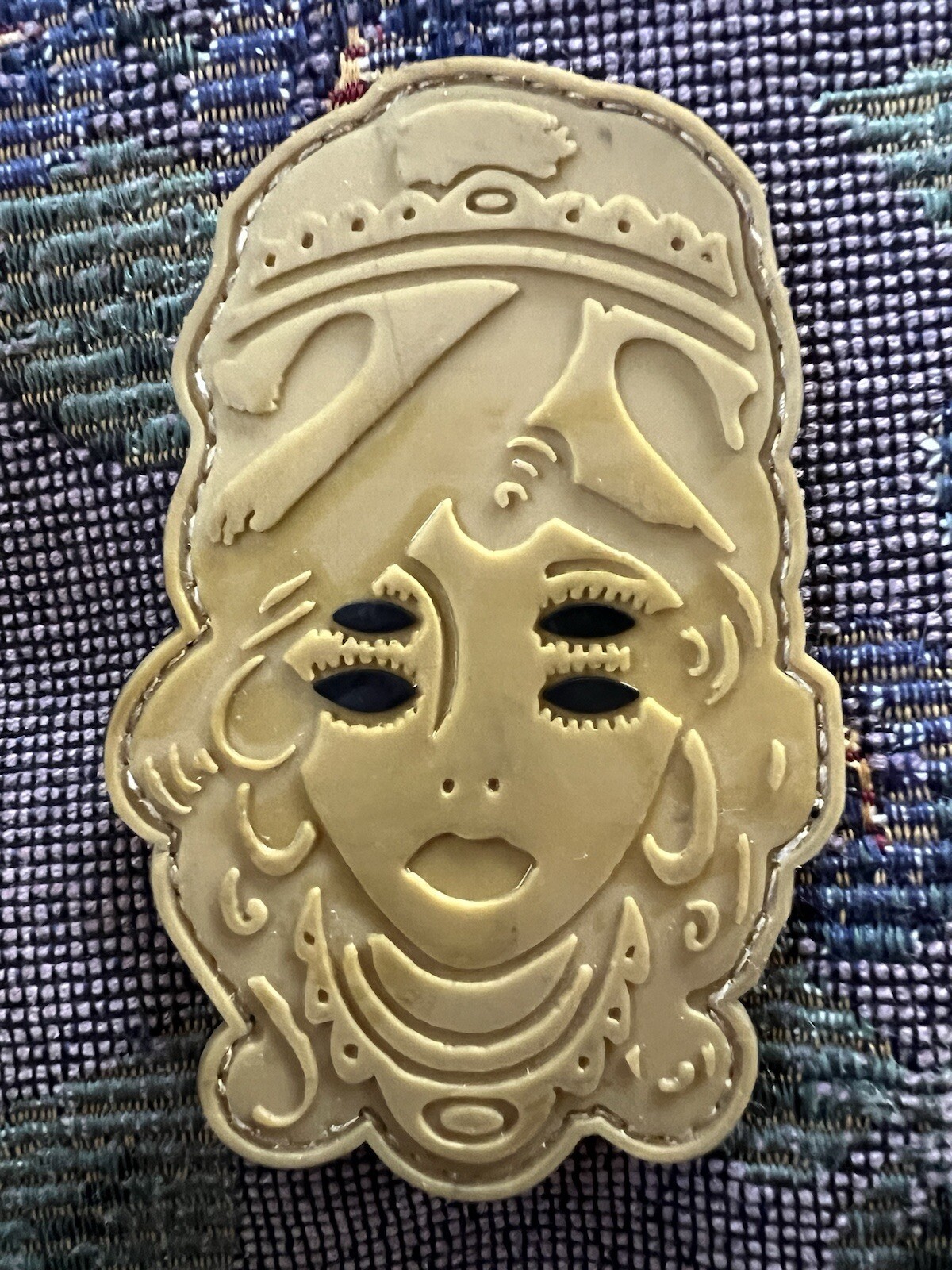 WRMFZY Gypsy Gold PVC Variant Hooked Back Patch