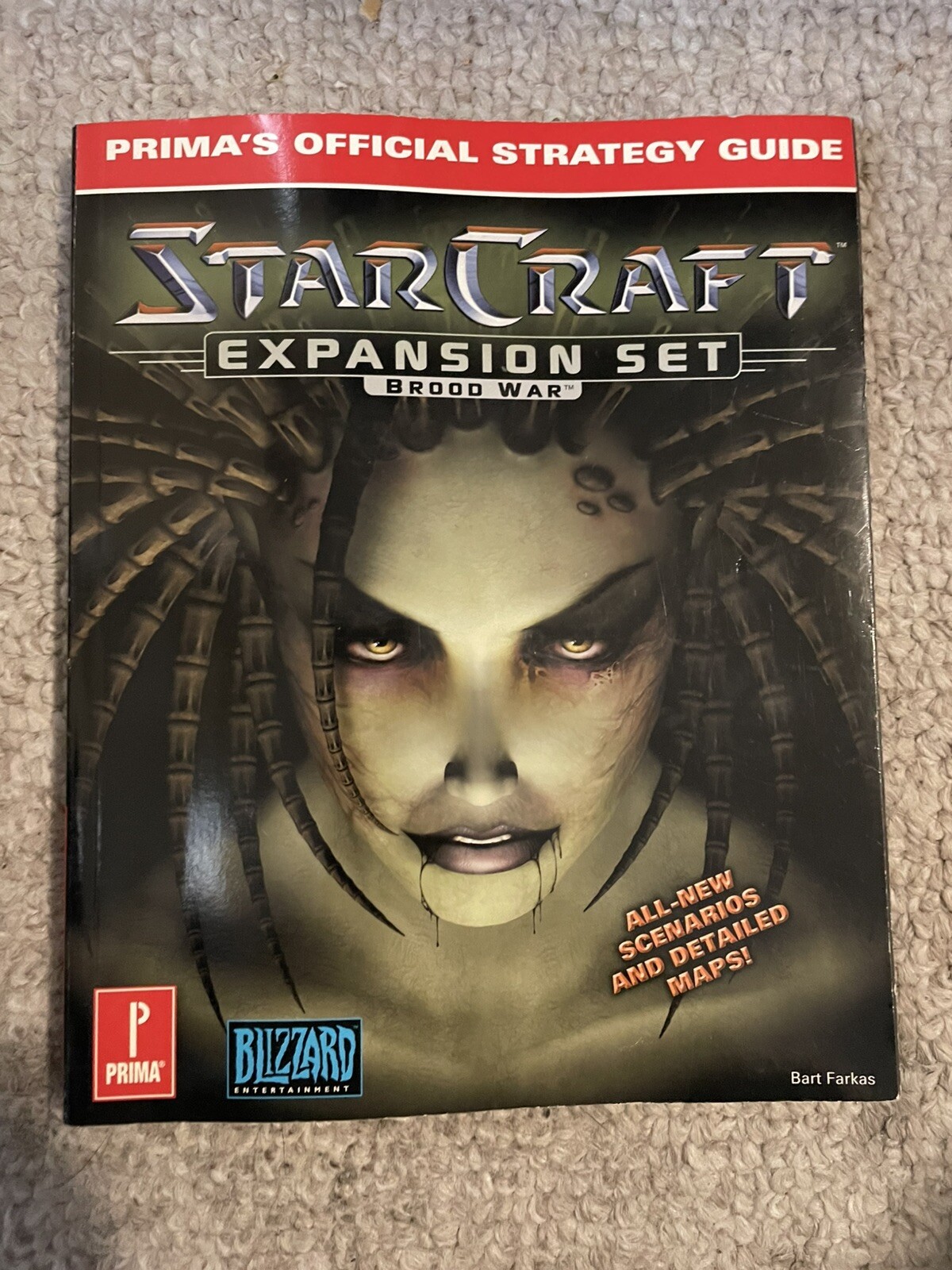Prima's Official Strategy Guide StarCraft Expansion Set Brood War Book