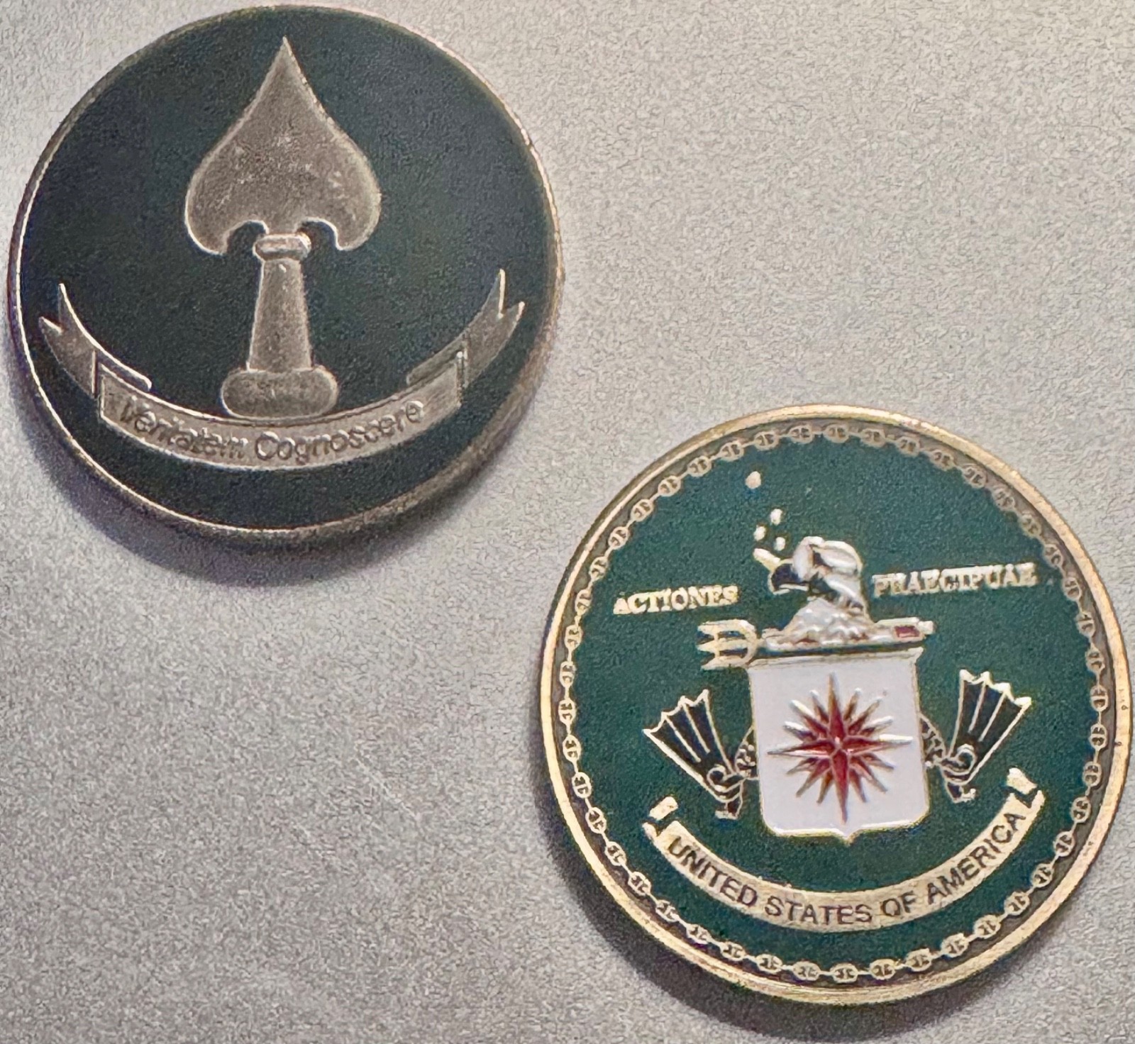 CIA SAD Special Operations Group Special Activities Division Challenge Coin Set