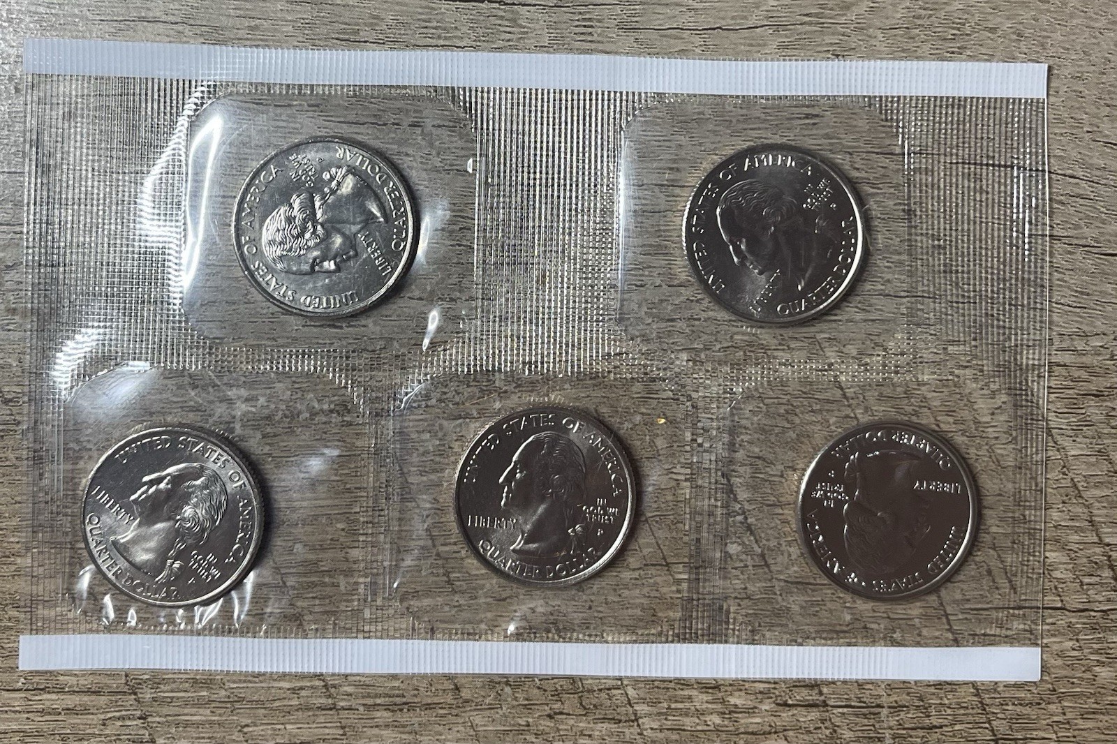 State Quarters Mint Set of 5 2000 P Philadelphia Uncirculated Coin Set sealed