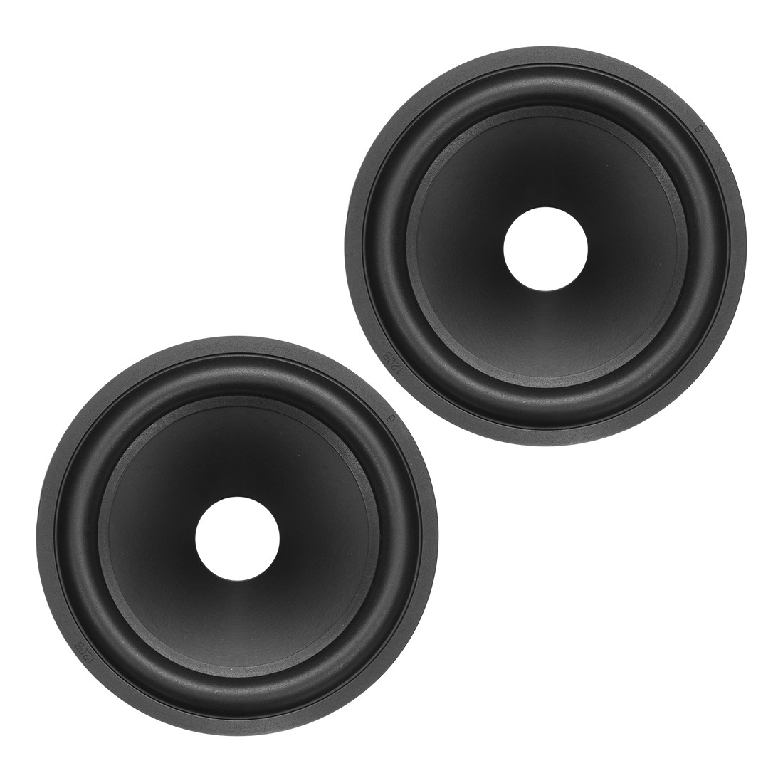 2Pcs 5" Paper Speaker Cone Subwoofer Drum Paper 1" Voice Coil Diameter