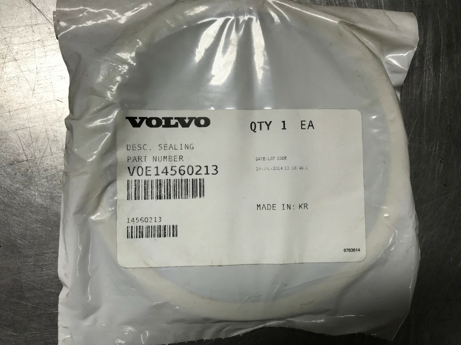 14560213  GENUINE Volvo  SEALING   Ingersoll Rand  VOE14560213