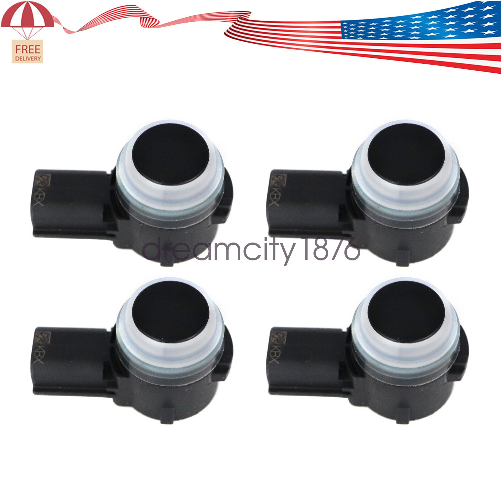 Fits Ford Ranger 2019 - 2023 HU5Z-15K859-CAPTM 4Pcs Rear Bumper Parking Sensor