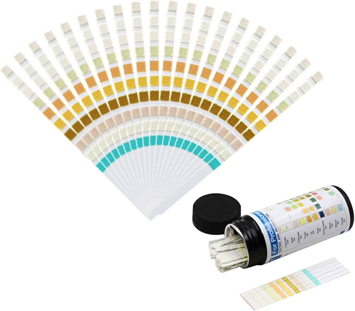10Parameter Urine Test Strips 100 Strips for Use Urinalysis Testing Easy Operate