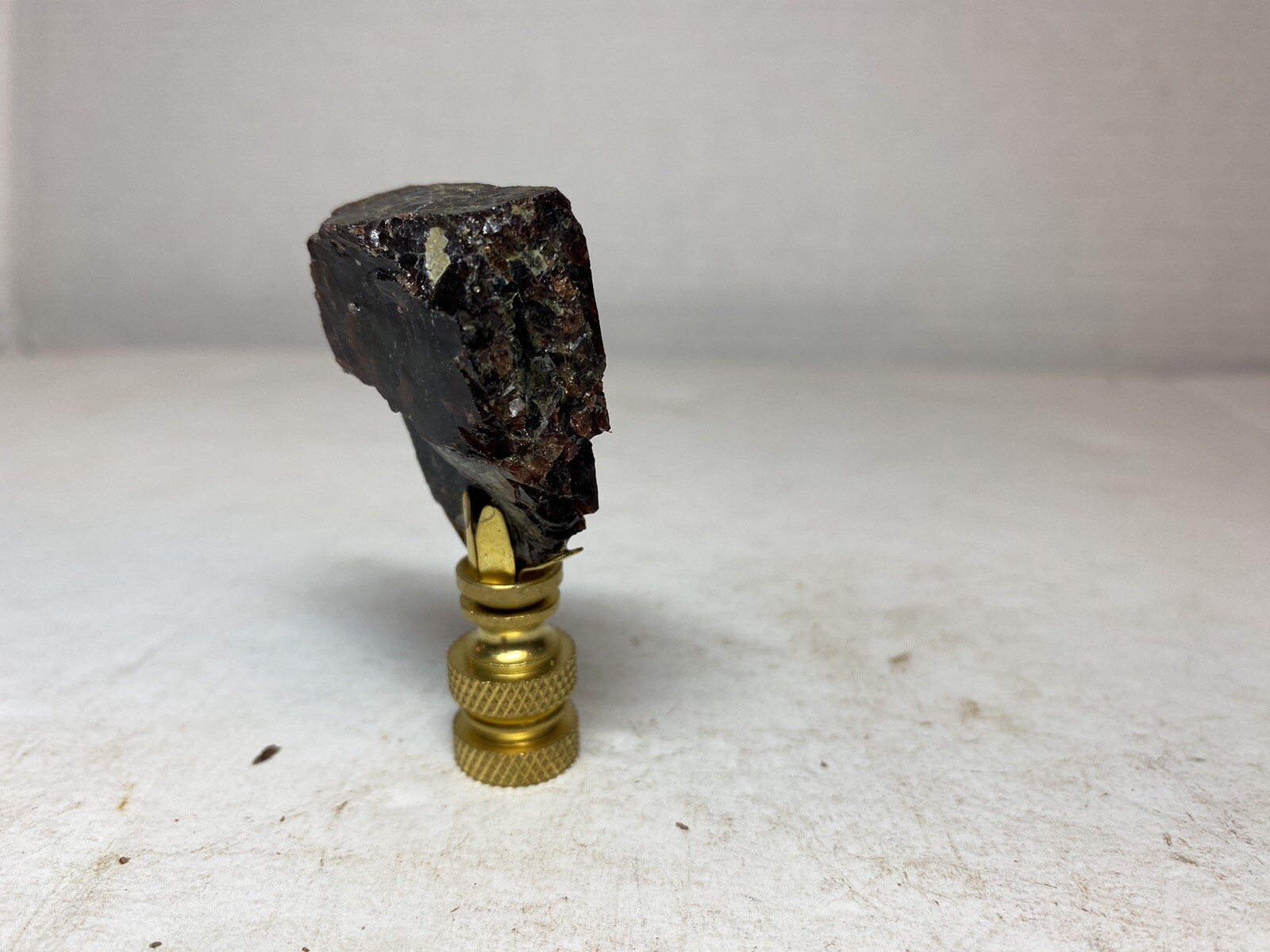Handmade Lamp Finial Unpolished Rock