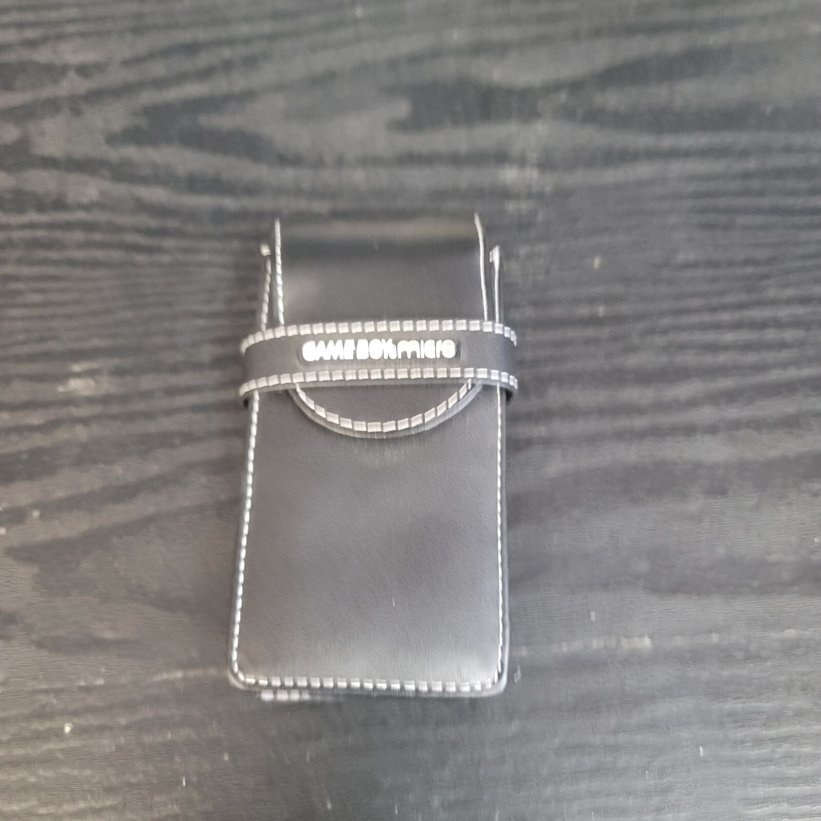 Official Nintendo Gameboy Game Boy Micro Faux-Leather Case Great Shape