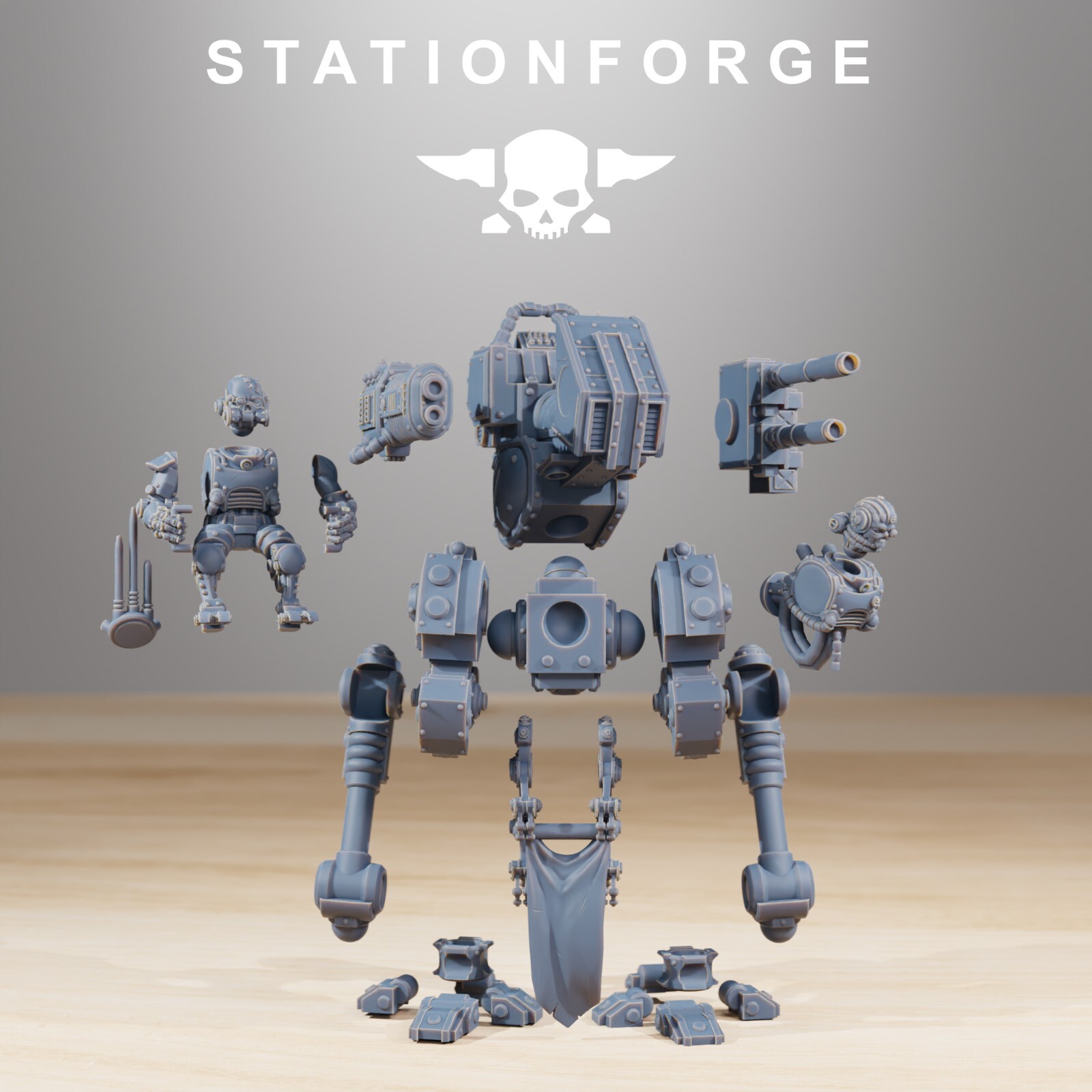 Scavenger Walker, Tech Strider, Mech Division, Station Forge