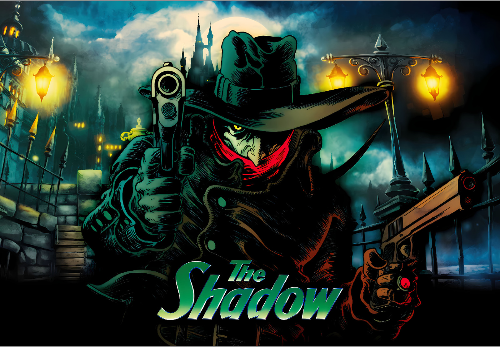 The Shadow Pinball Machine Custom Translite #4