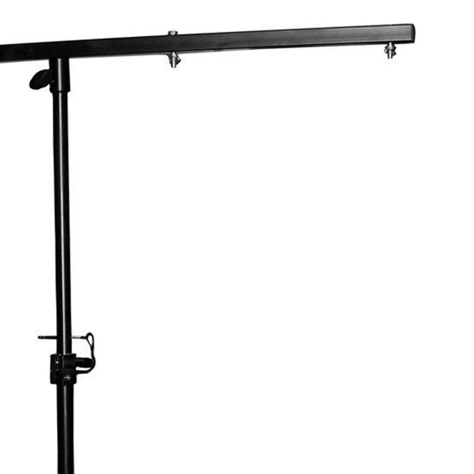 ProX Portable 9FT DJ Lighting Stand Pair T-Bars & Carry Case