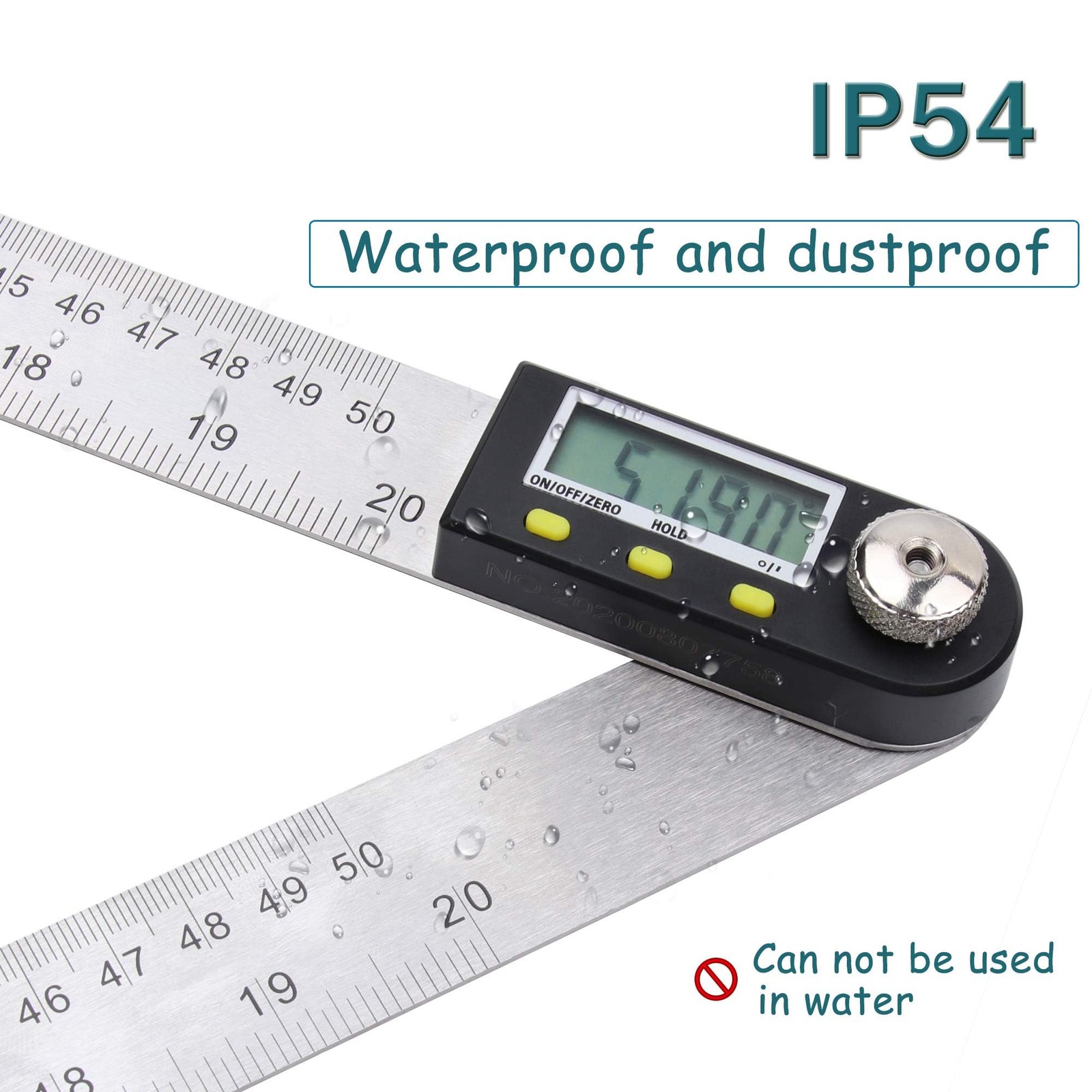 Digital Angle Ruler and Stainless Steel Digital Angle Finder or Digital Protract