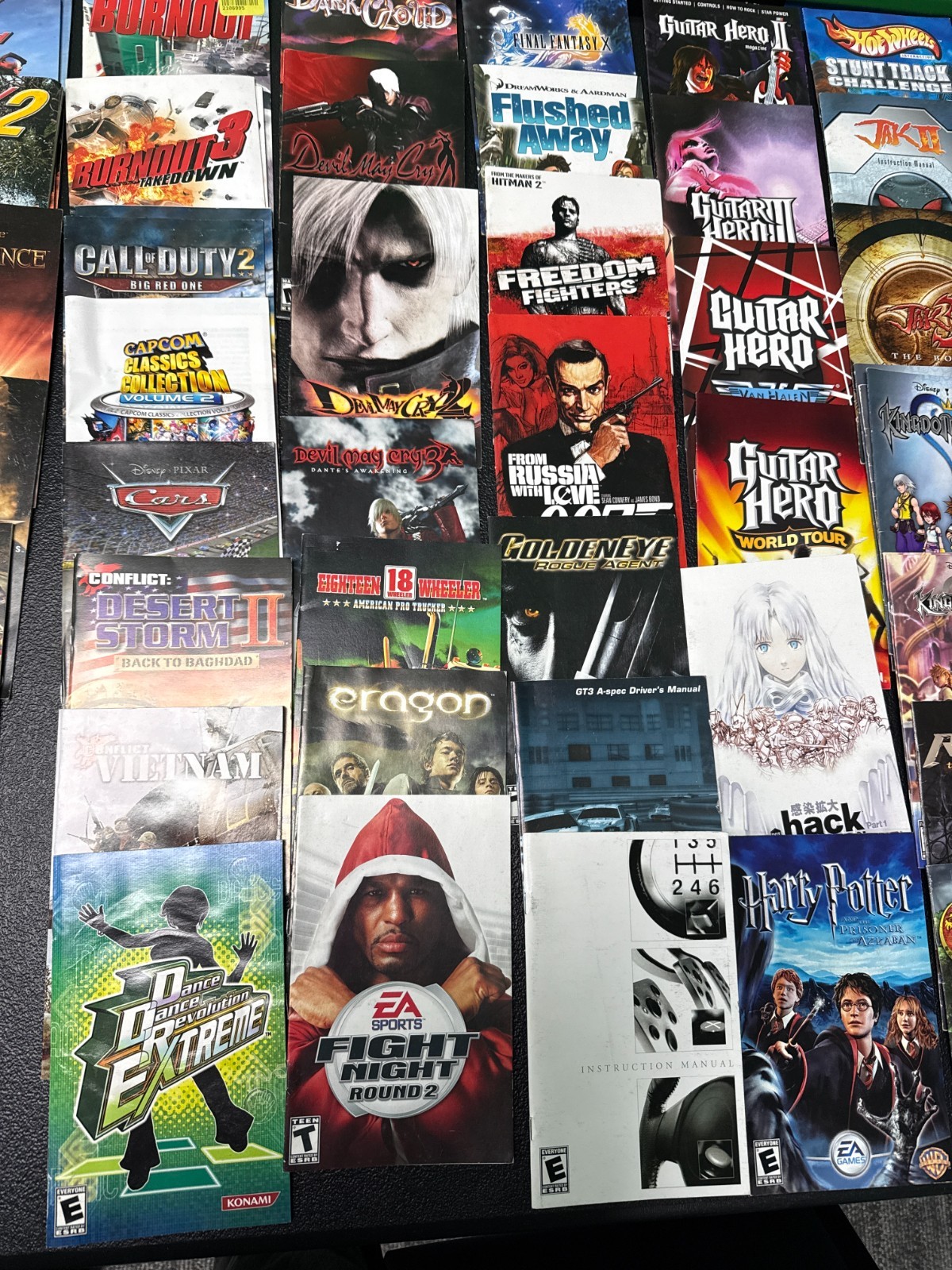video game manuals lot Playstation 2