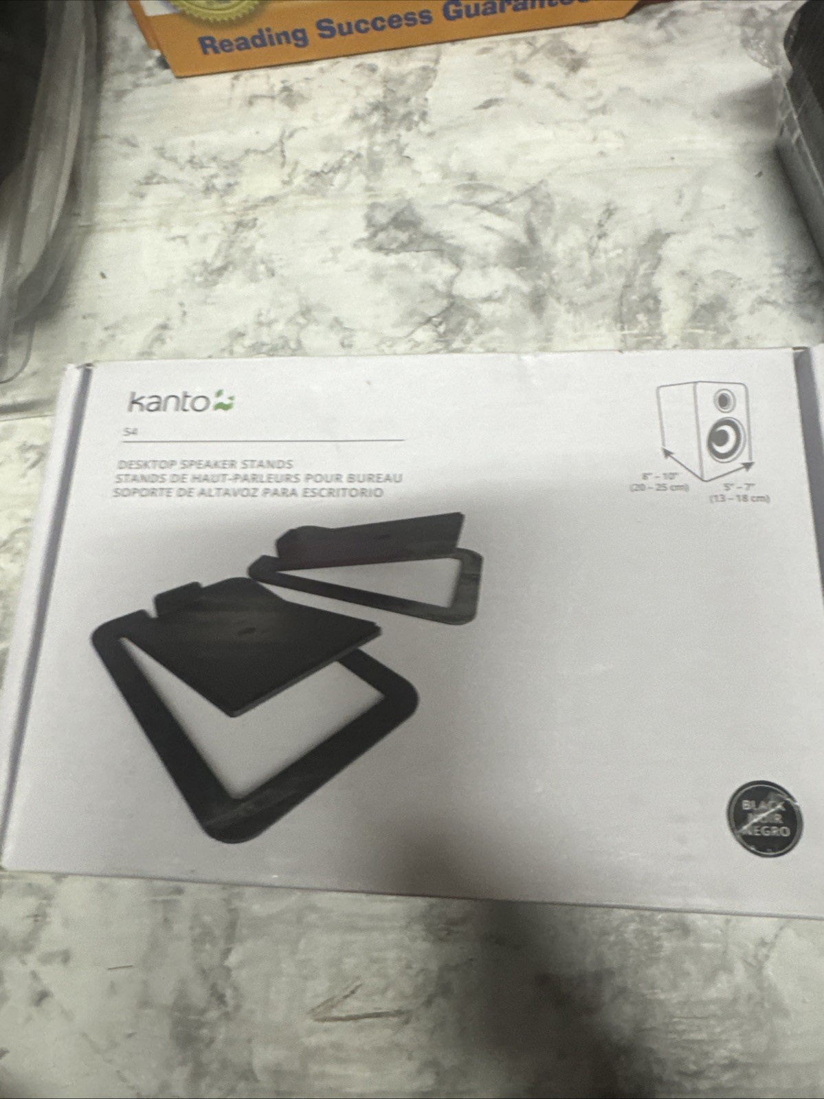 Kanto S4 BK Desktop Speaker Stands (Black)