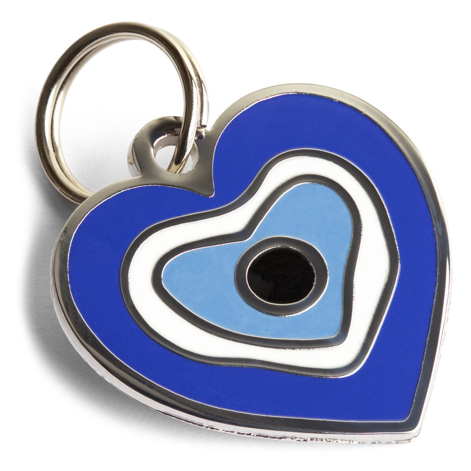 Evil Eye Dog Tag, Heart Amulet Pet ID Tag, Dog Tags for Dogs, Dog Name Tag Gift