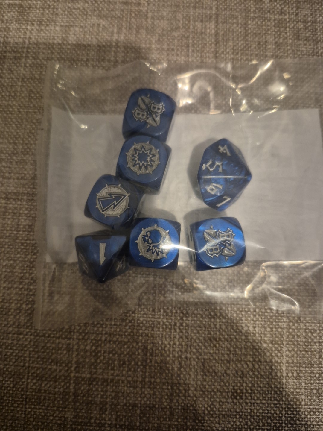 Blood Bowl STORE LEAGUE PROMO Organised Play Dice (Blue) 2024 New Free P&P