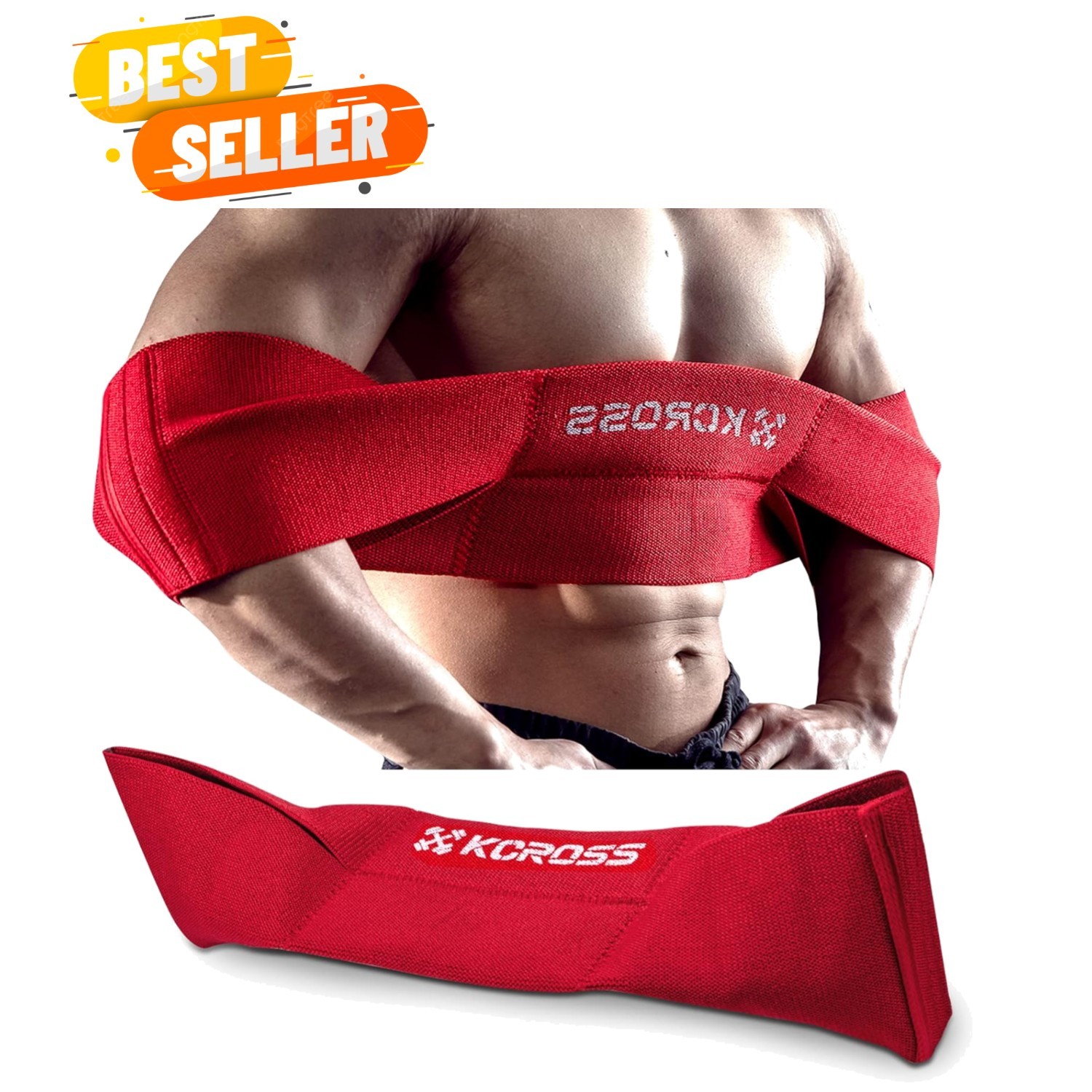 Patented Bench Press Band for Men & Women - Supports 240-300lbs Weight Lifting
