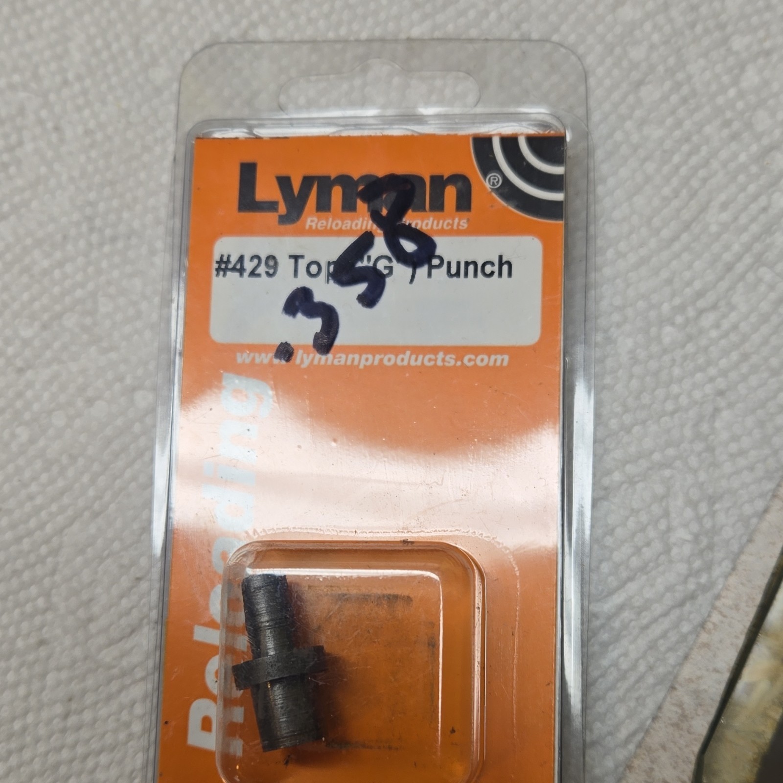 Lyman 429 Top Punch Reloading Dies Accessory MPN 2786731