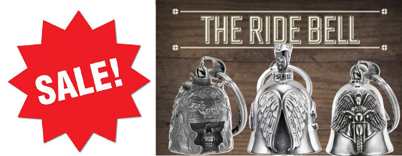 MOTORCYCLE GUARDIAN ANGEL W HANGER SALE! The Ride Bell Harley Bikes road king HD