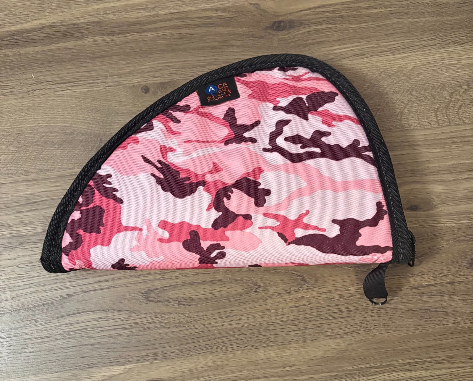 Ace Case Pink Camo 9mm Auto Pistol and Revolver Handgun Rug Case - 7" x 12.5"