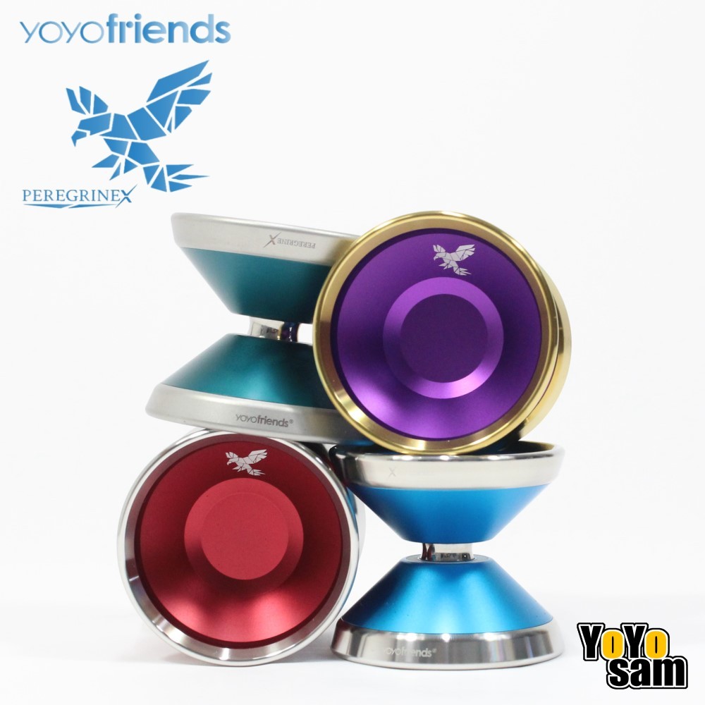 yoyofriends Peregrine X Yo-Yo - Bi-Metal YoYo - Aluminum w Stainless Steel Rings
