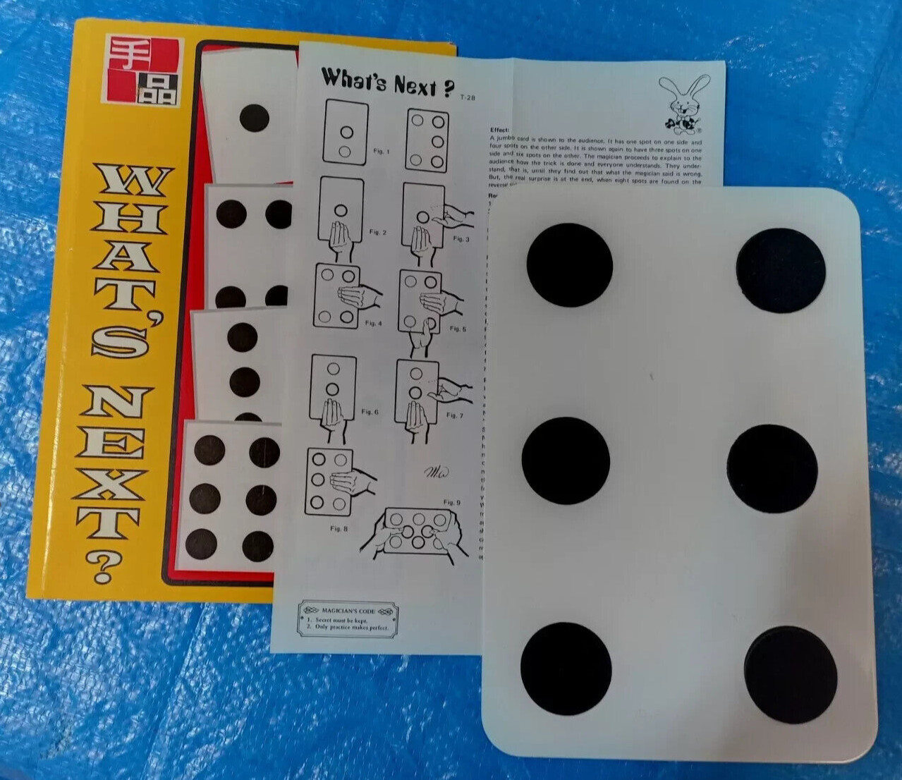 Tenyo What's Next T-28 Rare Flat Spots Magic Trick Mentalism