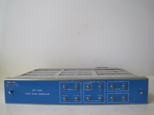 LEITCH SPG-102N SYNC PULSE GENERATOR W/ 11 MODULES 100CS/FC 100CL 102CP 100LL