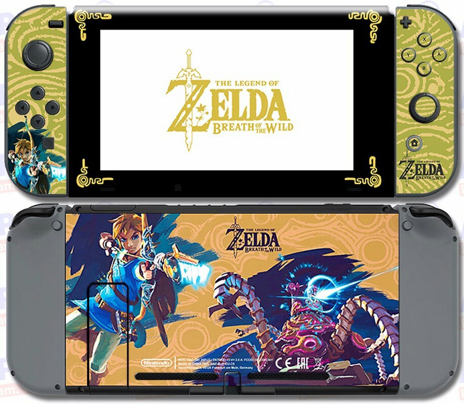 Nintendo Switch Zelda Collector's Edition Skin Vinyl *NEW*NEW* Decal