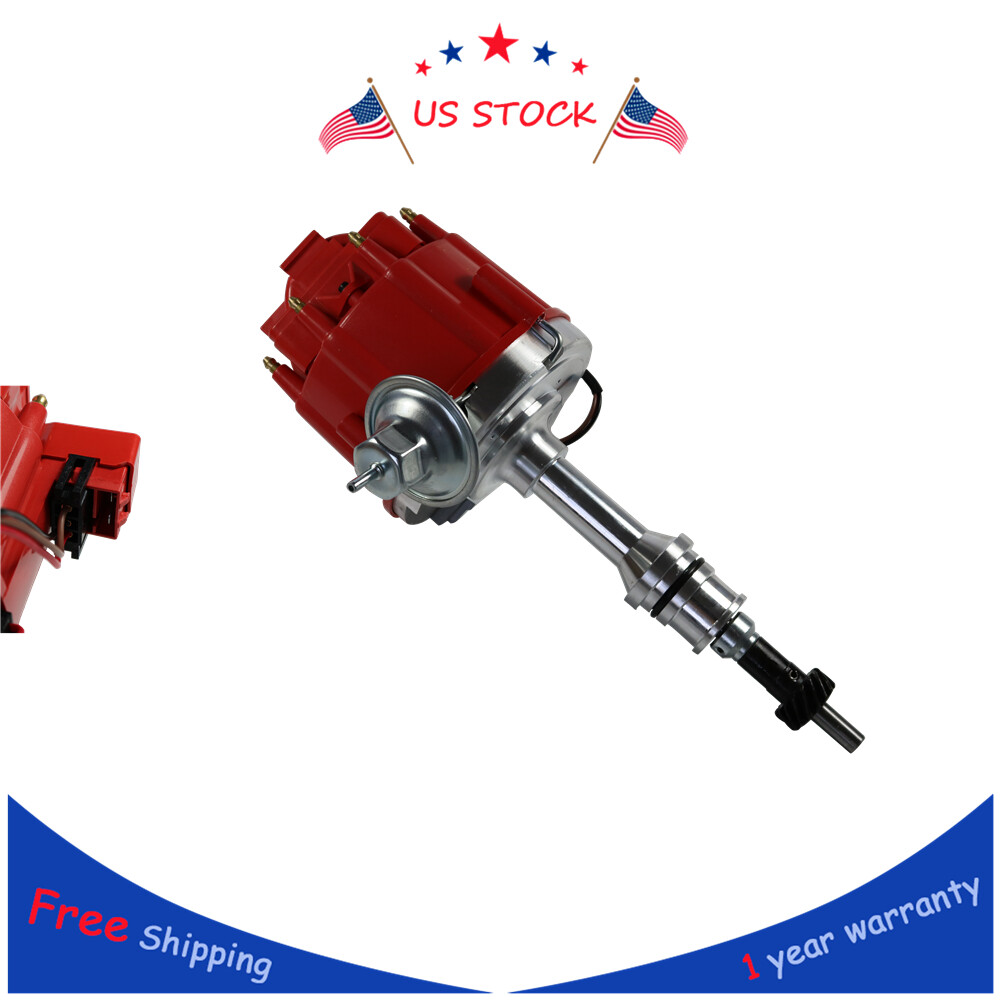 HEI Ignition Distributor w/ 65K Coil Fits For SBF Ford Small Block 260 289 302