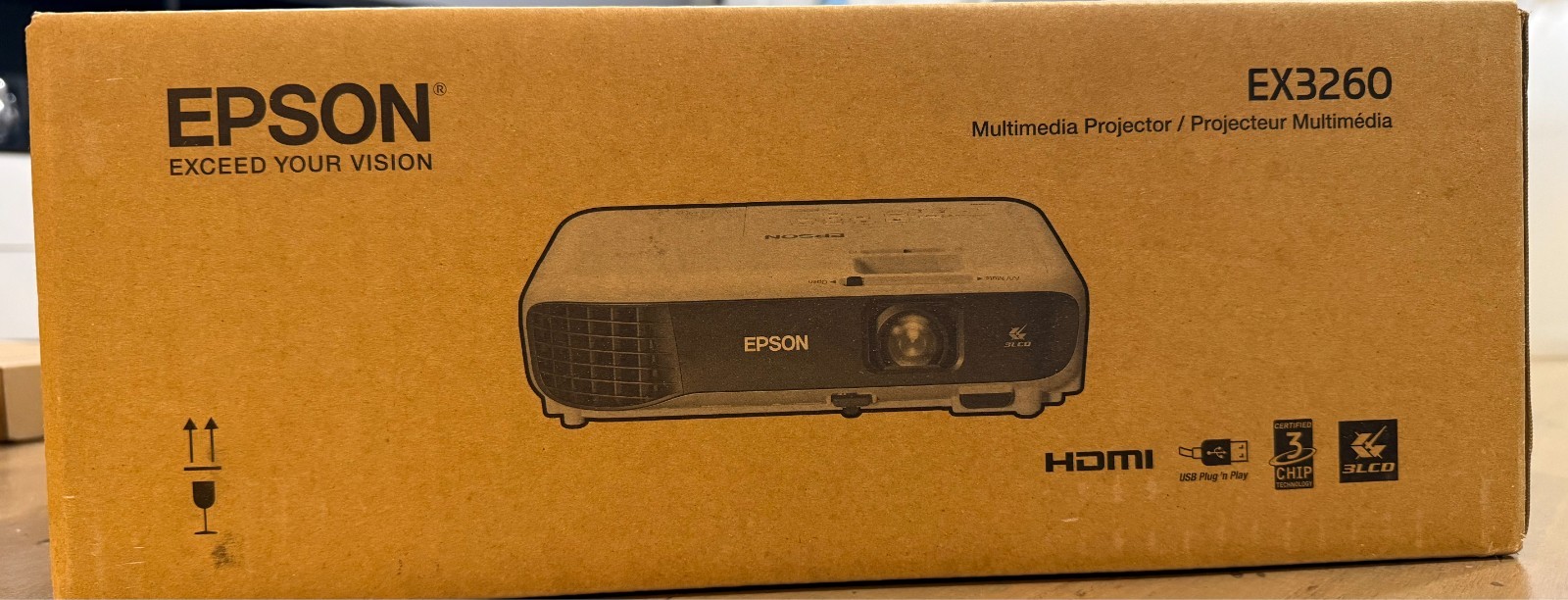 EPSON 3260/PRO EX7260 PROJECTOR - NEW-OTHER