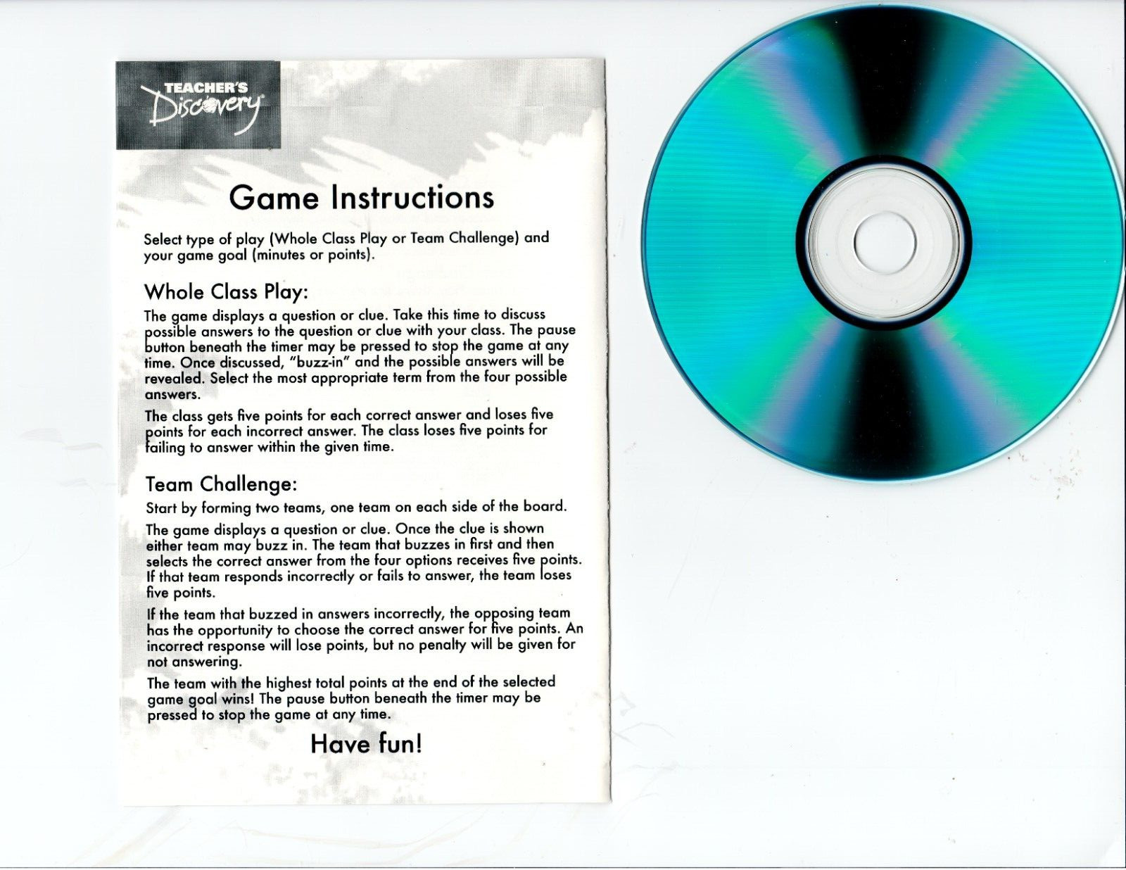 Novel Guide Challenge, The Crucible, Teacher's Discovery, CD-ROM