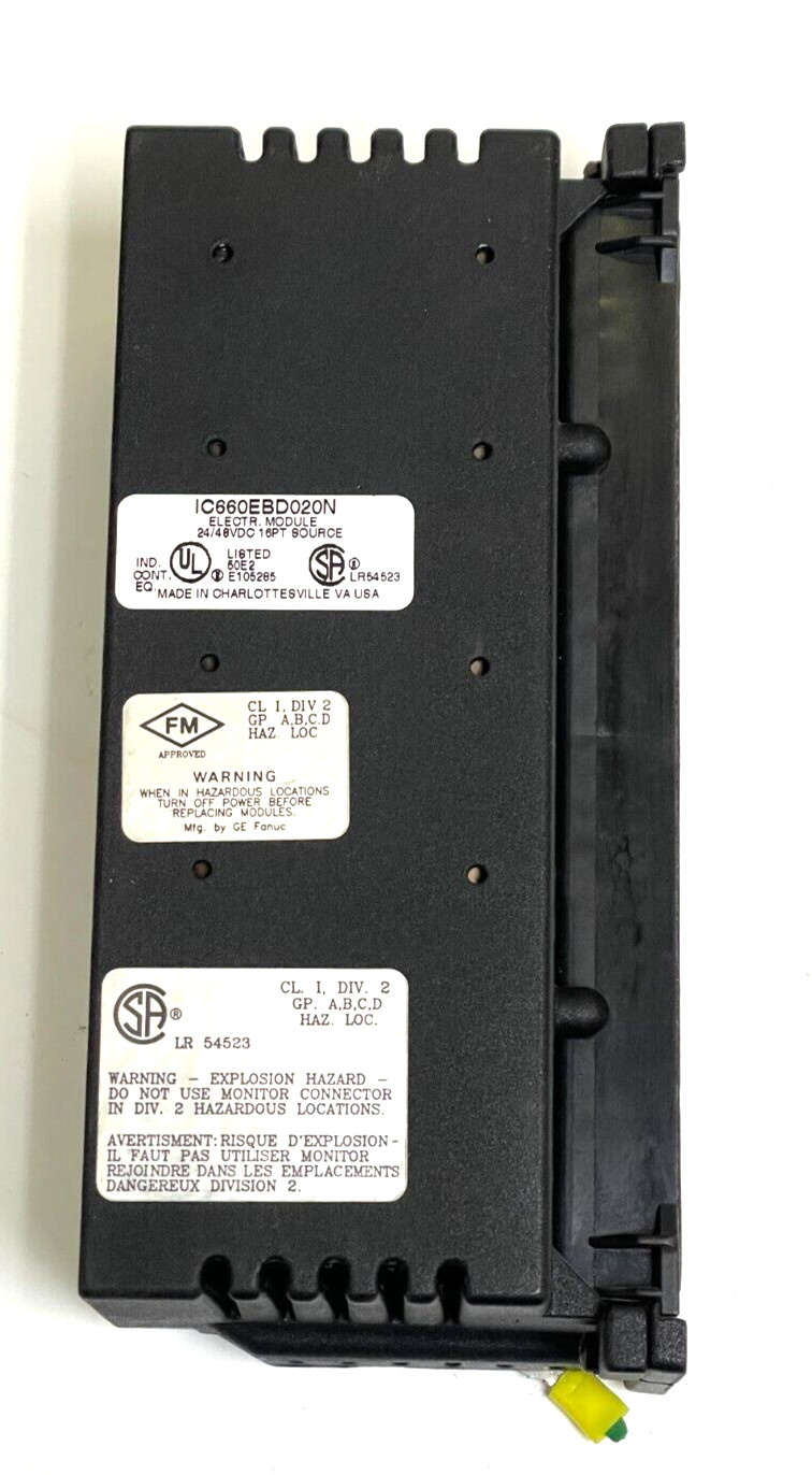 GENIUS GE FANUC 1C660BBD020 BLOCK GENIUS ELECTRIC MODULE