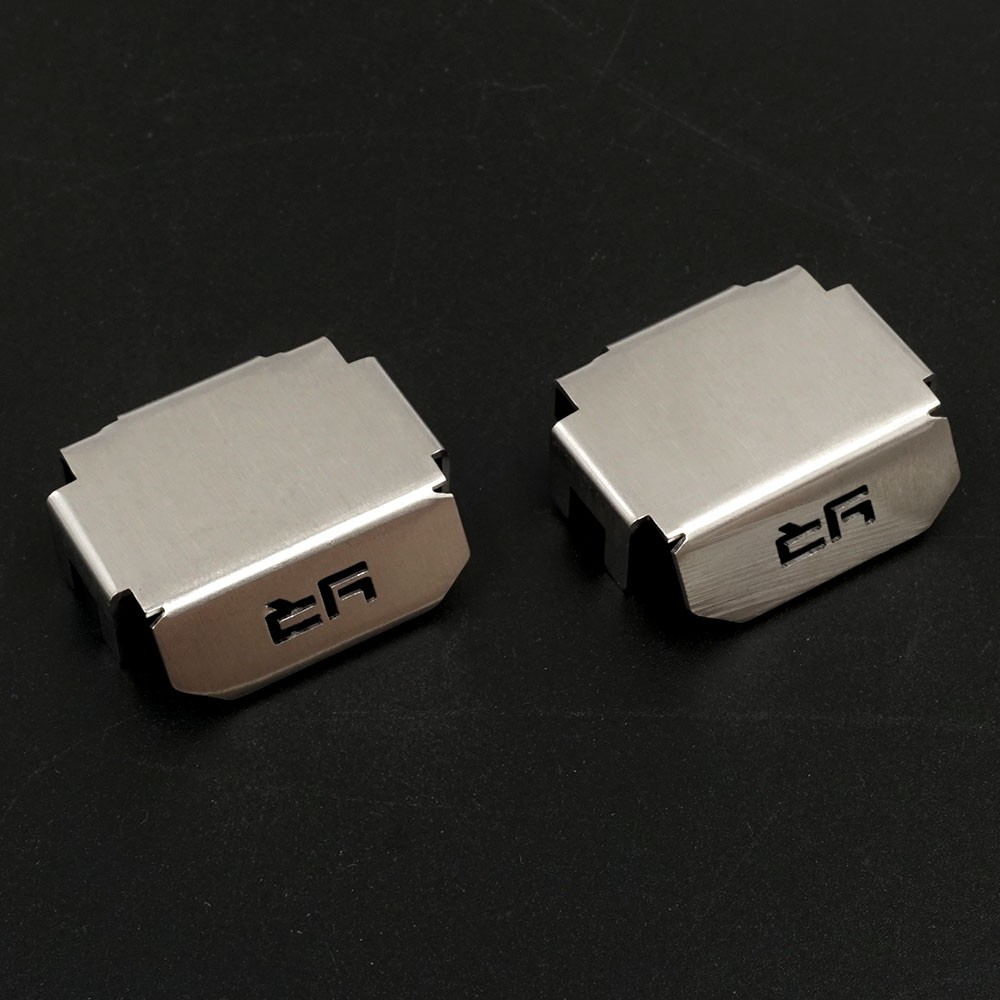 NEW Yeah Racing AXSC-033 Stainless Steel Fr & Rr Differential Protector : SCX10