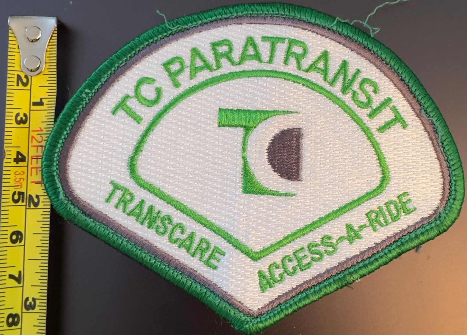 TC Paratransit Transcare Access A Ride Patch Uniform Removed Vintage