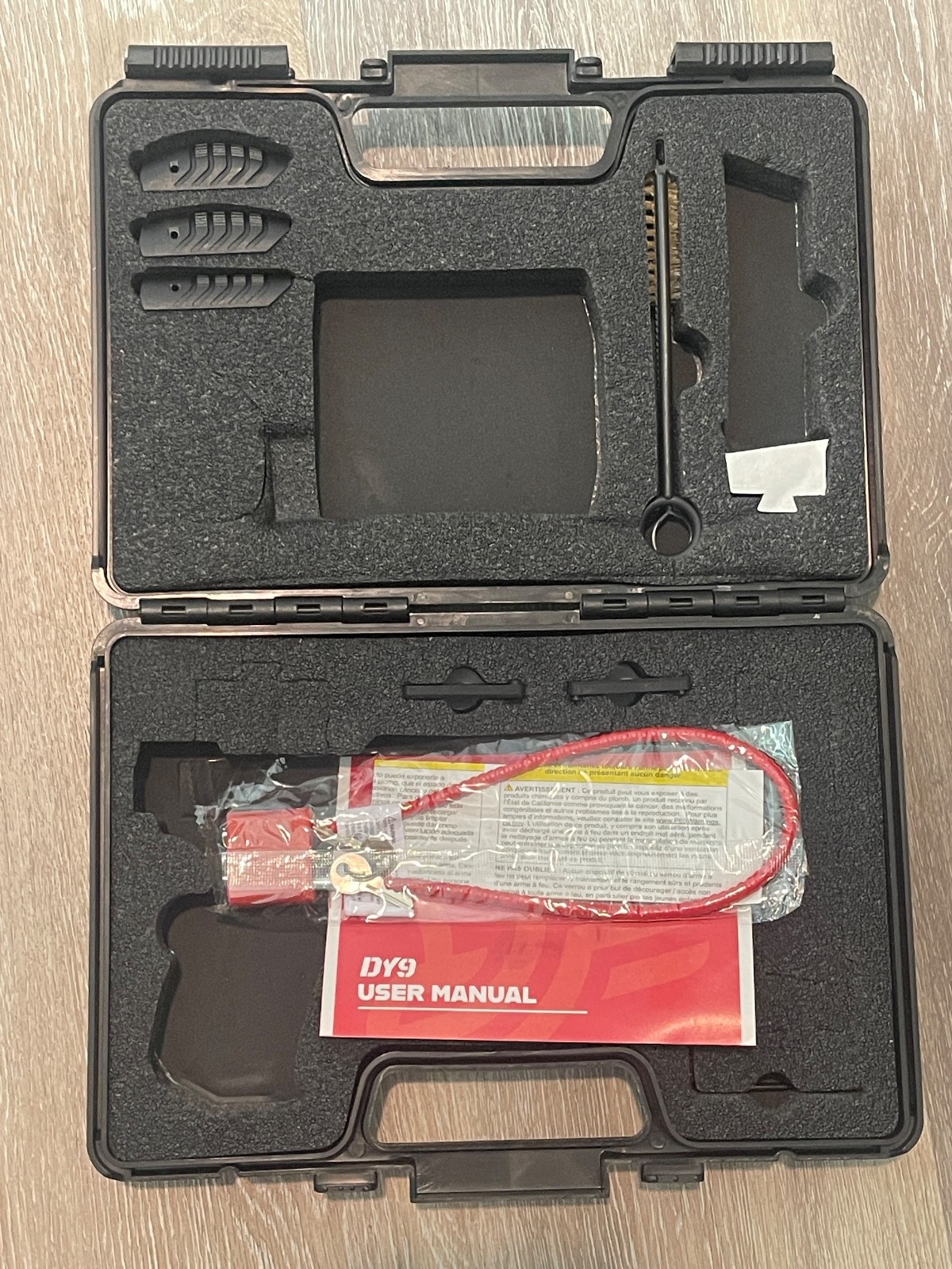 Derya DY9 Factory OEM Case - Backstraps & Optic Mounts - Brand New