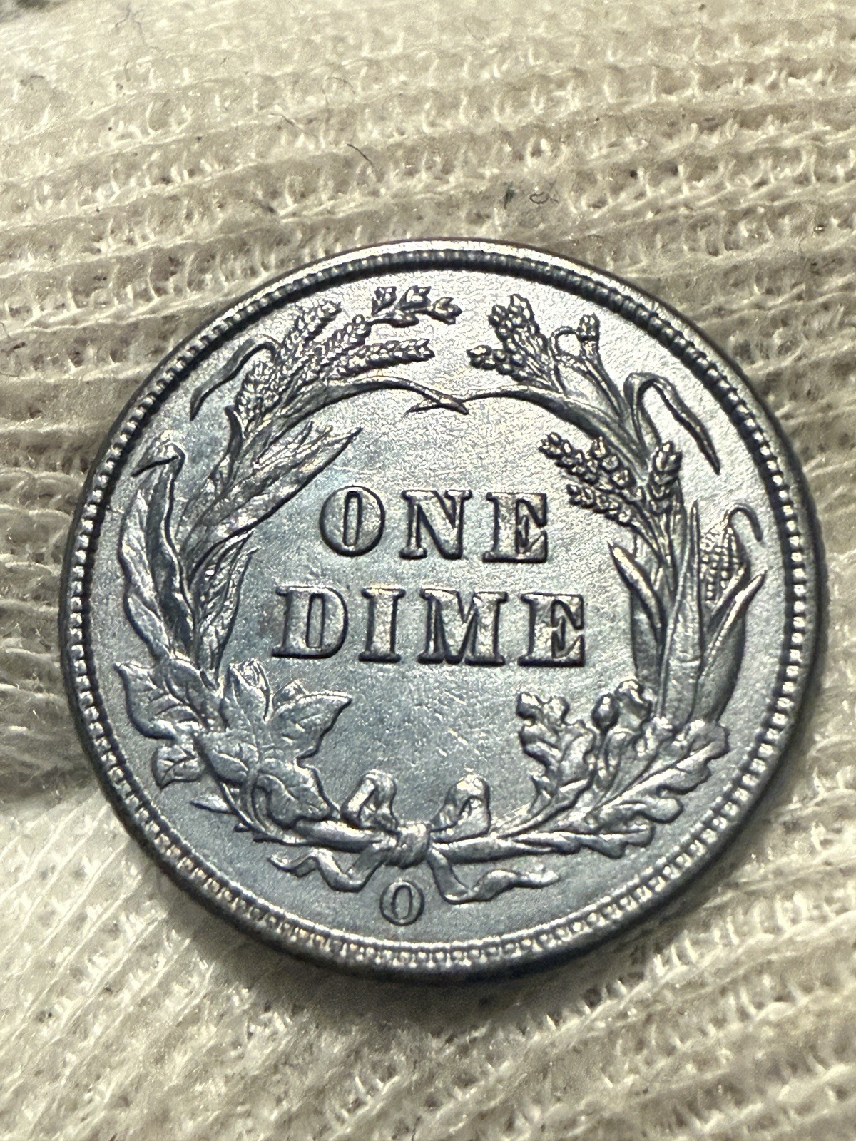 1898 O Barber Dime, Nice Peripheral Toning, Solid Gem BU++ Original